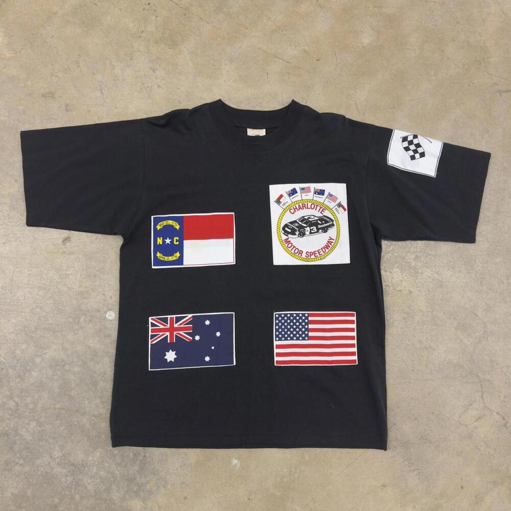 Vintage 90’s Dale Earnhardt Charlotte Motor Speedway Racing Tee - Picture 1 of 5